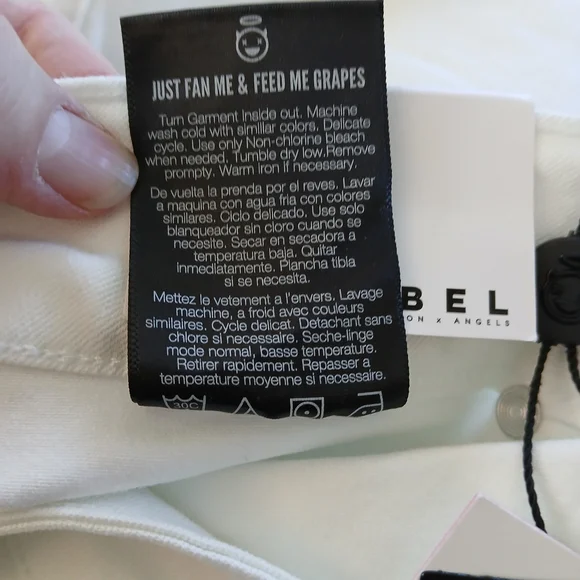 Rebel Wilson X Angels Women's White Mid-Rise Ultra Skinny Pants 24W - Picture 12 of 16